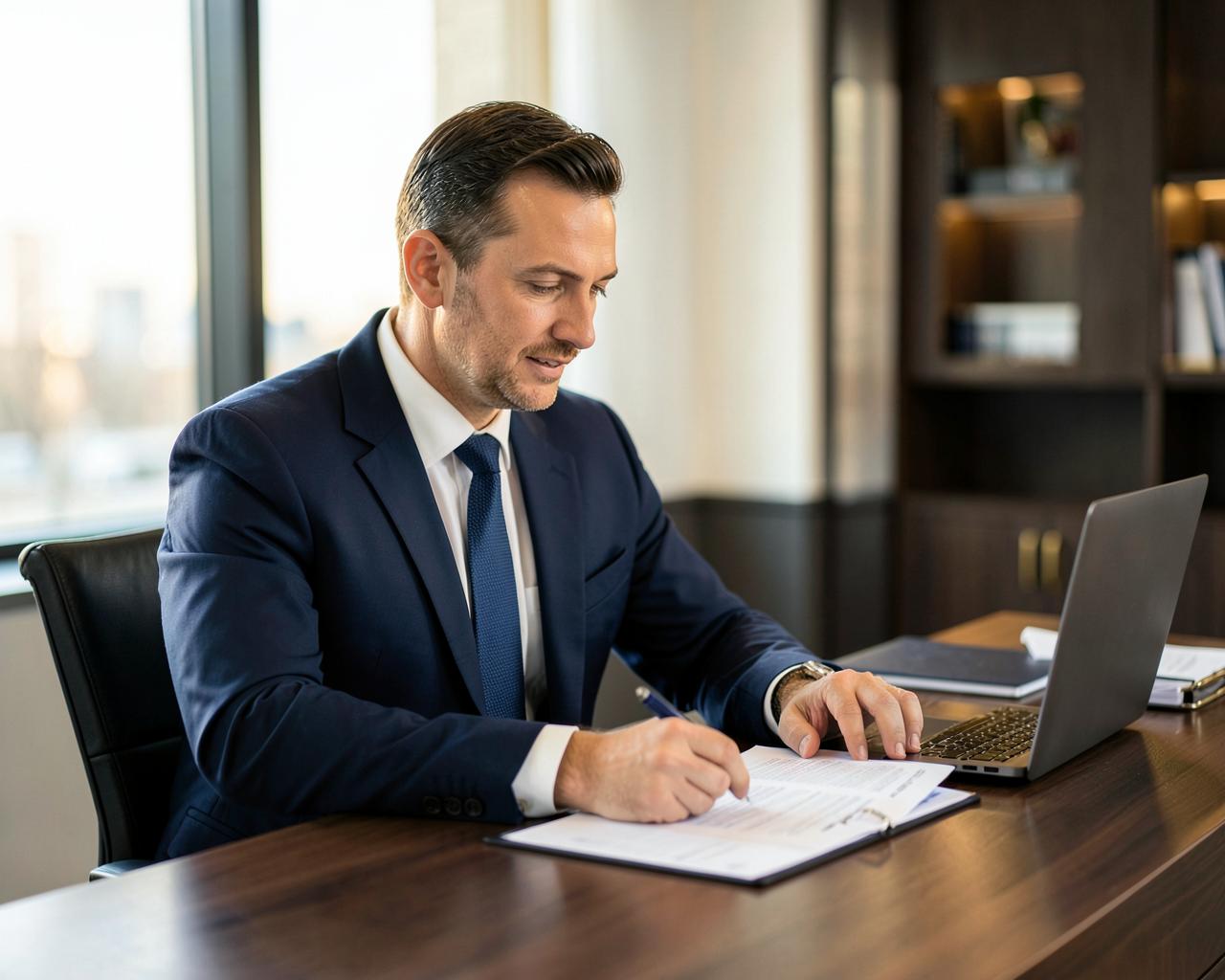 Knox Credit Repair advisor reviewing a client's credit report